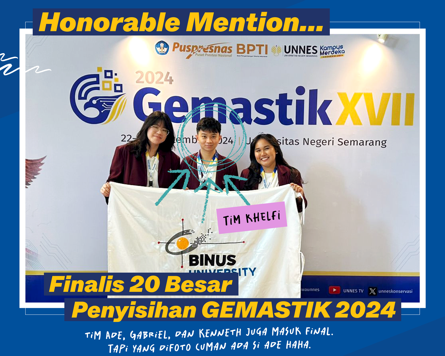 Juara Dua GEMASTIK 2024